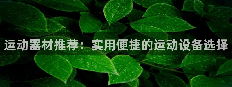 678体育官网下载平台是正规平台吗知乎：运动器材推荐：实用便