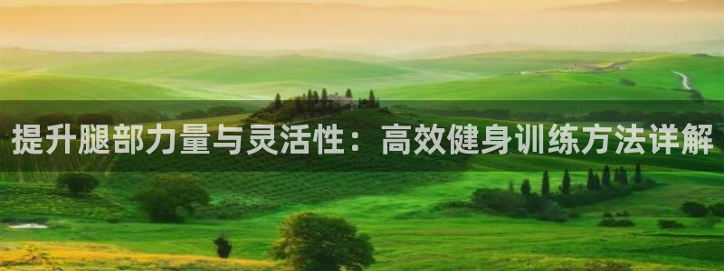 678官方平台体育：提升腿部力量与灵活性：高效健身训